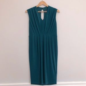 NWOT Marks & Spencer Teal Forest Green Jersey Dress 8